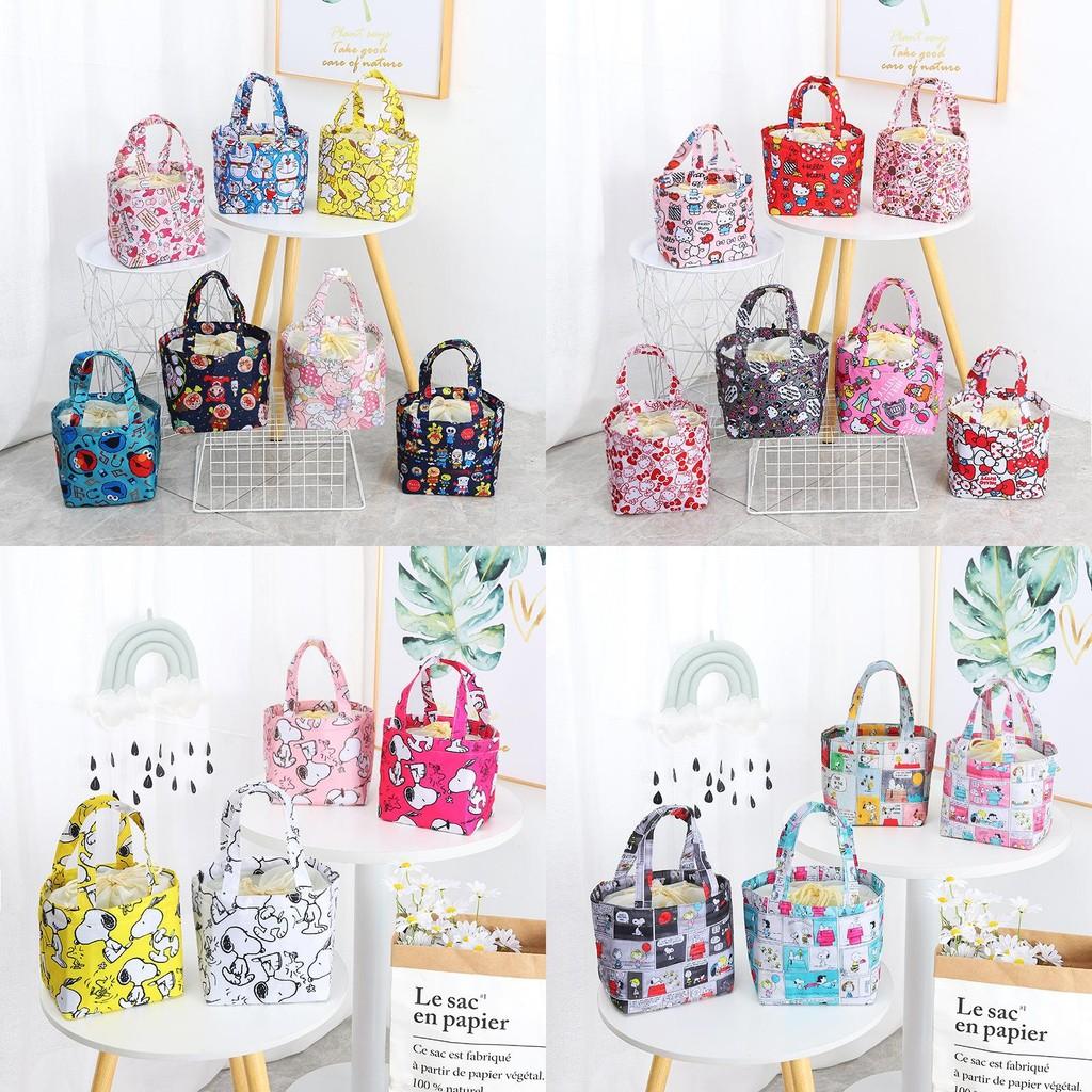 Bag Insulated Lunch With Drawstring For Outings And Picnics