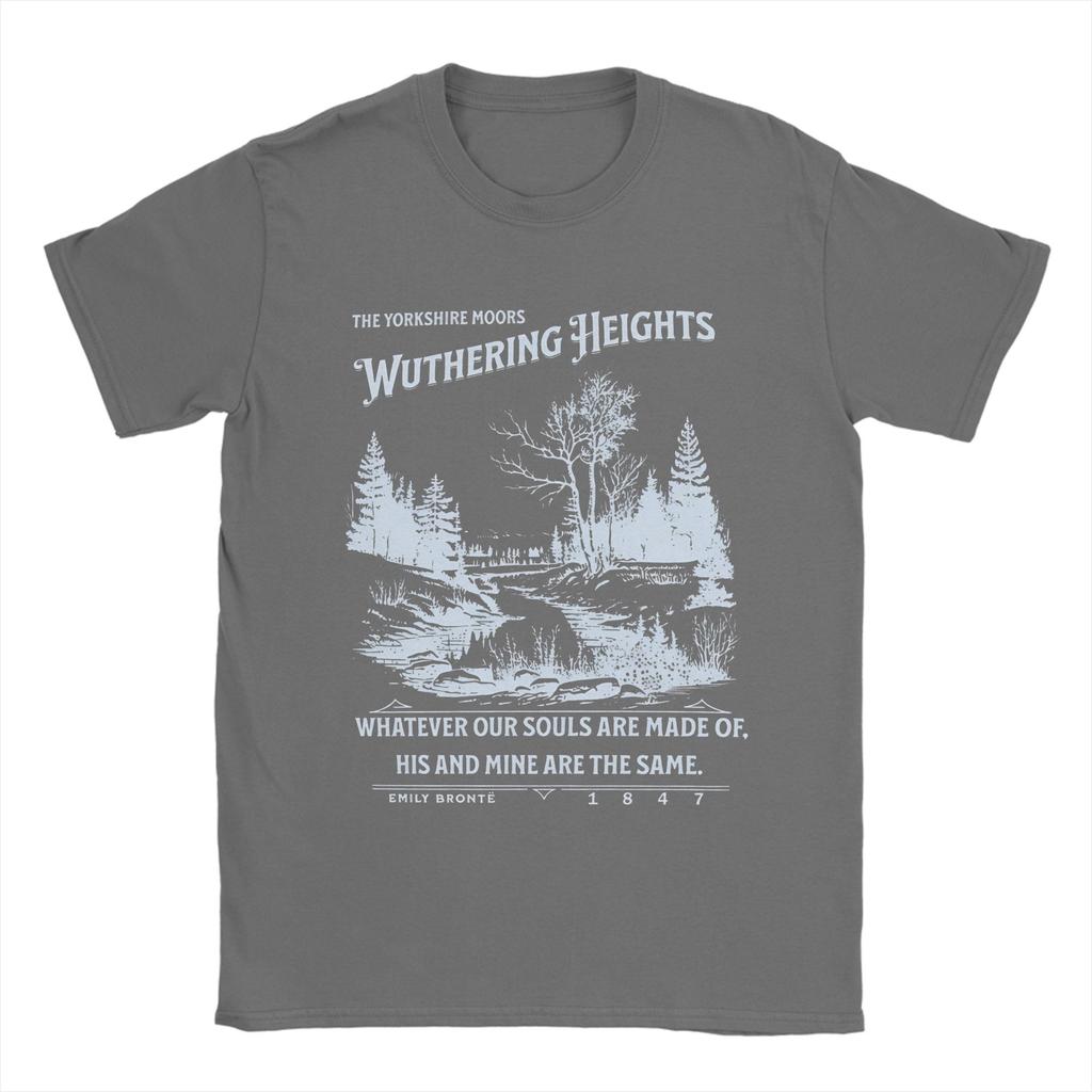 Wuthering Heights T Shirt Summer Vintage Book Cotton T Shirts For Unisex Trending Casual Tee Shirt ShortSleeve Y2K Casual Tops