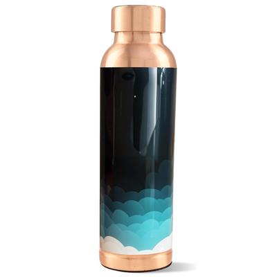 Copper Water Bottle 950ml | Designer Leakproof Eco-Friendly Immunity Boosting Non-Toxic BPA Free | Kids Drinkware & Storage