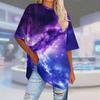 Damski T-shirt Tee Nadruk Krótki Rękaw Codzienny Weekendowy Moda Podstawowy Regularny Top St. dzień Patryka