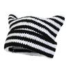 Cute Cat Ears Beanie Hats Warm Pullover Hat Fashion Little Devil Cap  Girls