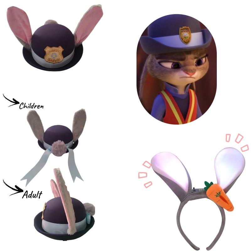 Glowing Headgear For Judy Cosplay Costume Perfect For Kids And Adults