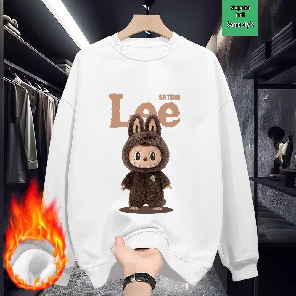 Unisex Trendiger Kollaborations-Hoodie: Herbst/Winter, Modischer Rundhalsausschnitt, Vielseitig Langarm, Warme Outdoor-Oberbekleidung