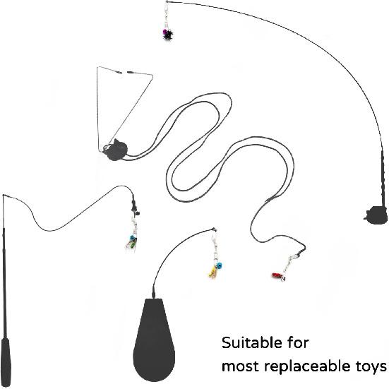 ect Cat Toy Set with Bells for Cat Teaser, Ultra-Realistic Bug Toy Refills for Wand Toys, Interactive Toys Ideal for Kitten Enrichment Exercise &