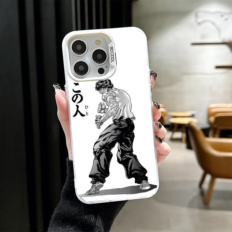 

Baki the Grappler Anime Soft Phone Case for iPhone 15 16 17 Pro Max 17Air 16E 14 Plus 13 12 Mini Shockproof Cover Back Shell iPhone 15 Pro Max