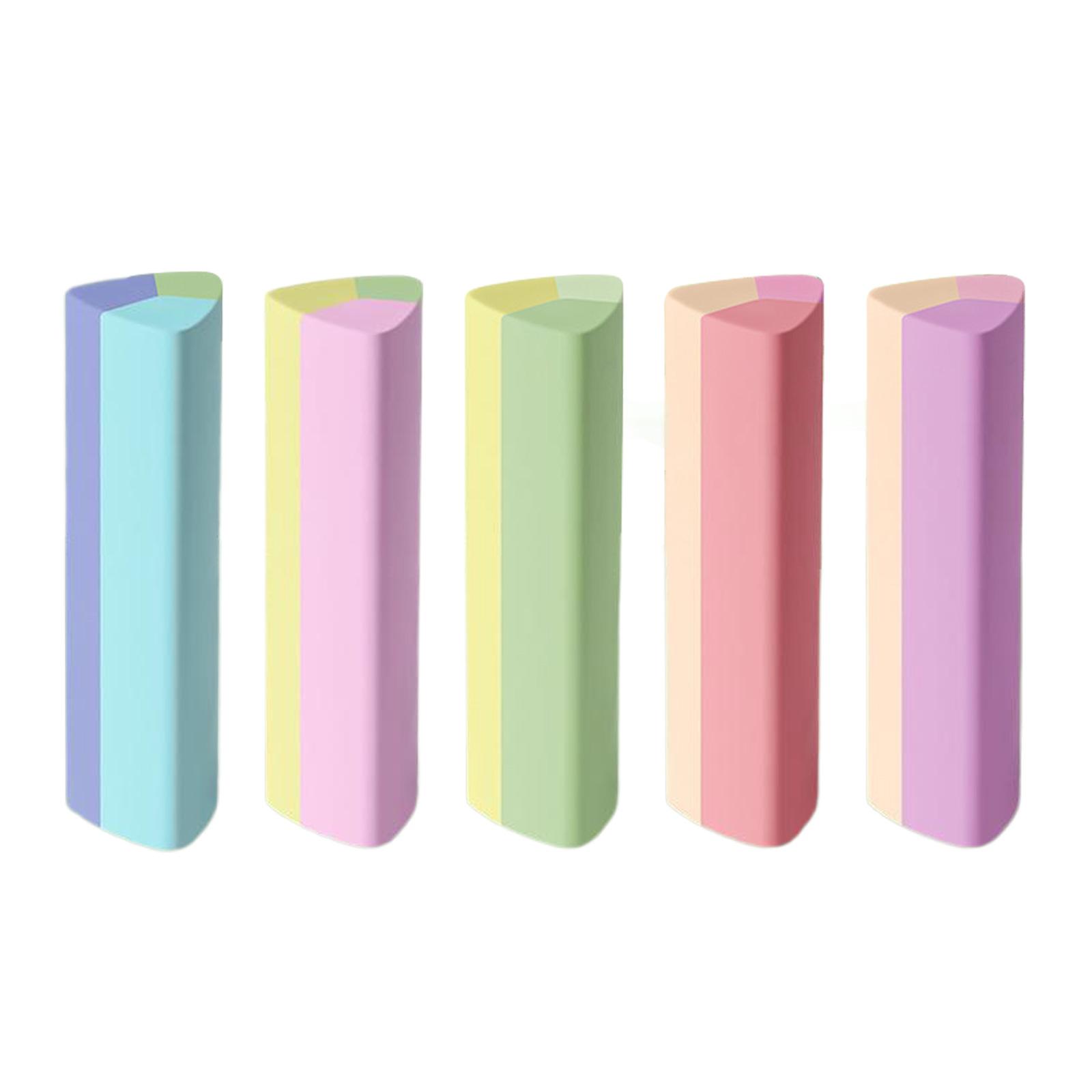 

5 шт./набор мультяшных треугольников ластик карандаш ластики резиновый ластик мягкий ластик эстетические ластики обратно в школу принадлежности B