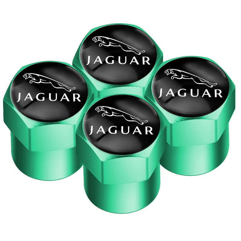 Car styling 4pcs Metal Wheel Tire Valve Caps Stem case For Jaguar XF 250 X Type F Pace X351 Xe S-Type XFR XEL Auto Accessories LL76