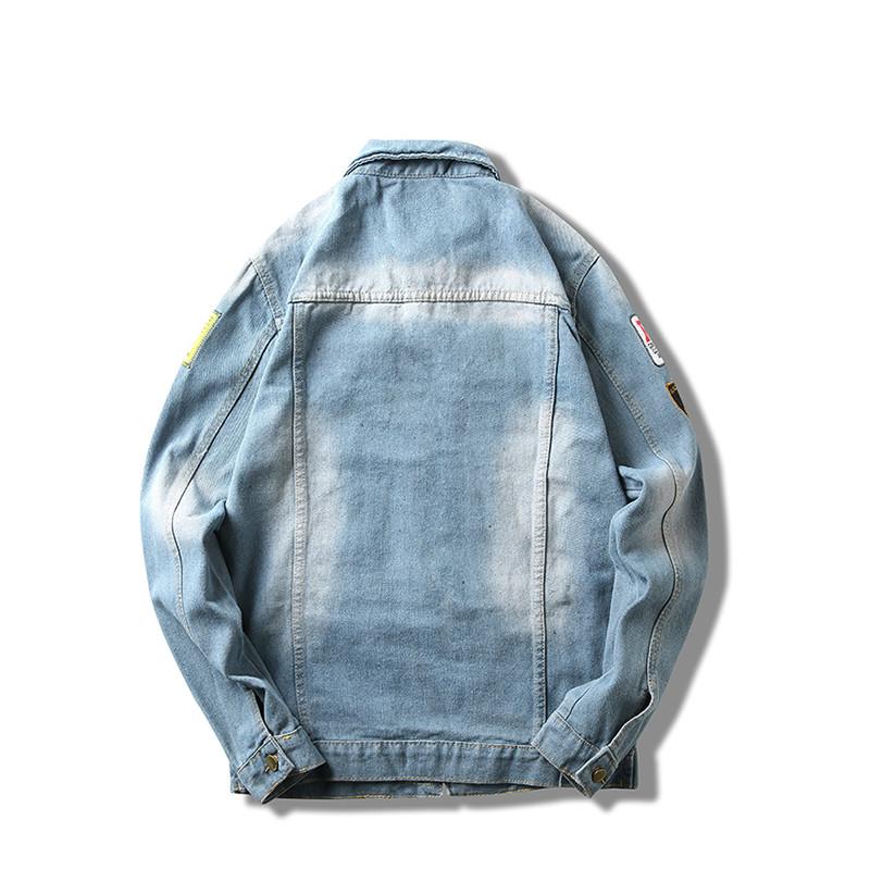 Buy Ripped Jeans Jacket Korean Men 