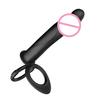 10 Speed Dual Vibration Realistic Dildo Butt Plug Massager Couple Adult Sex Toy