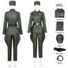 Obi-Wan Halloween Star Wars Empire Female Officer Cosplay Costume Military Uniform Set