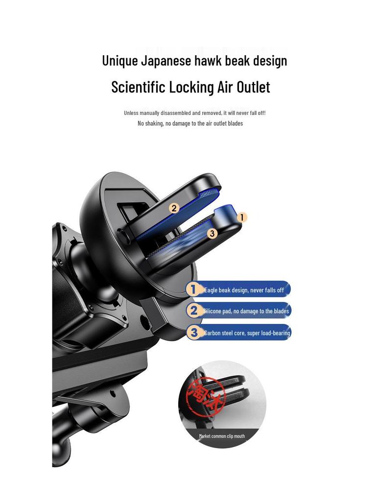 Gravity Retractable Car Phone Holder