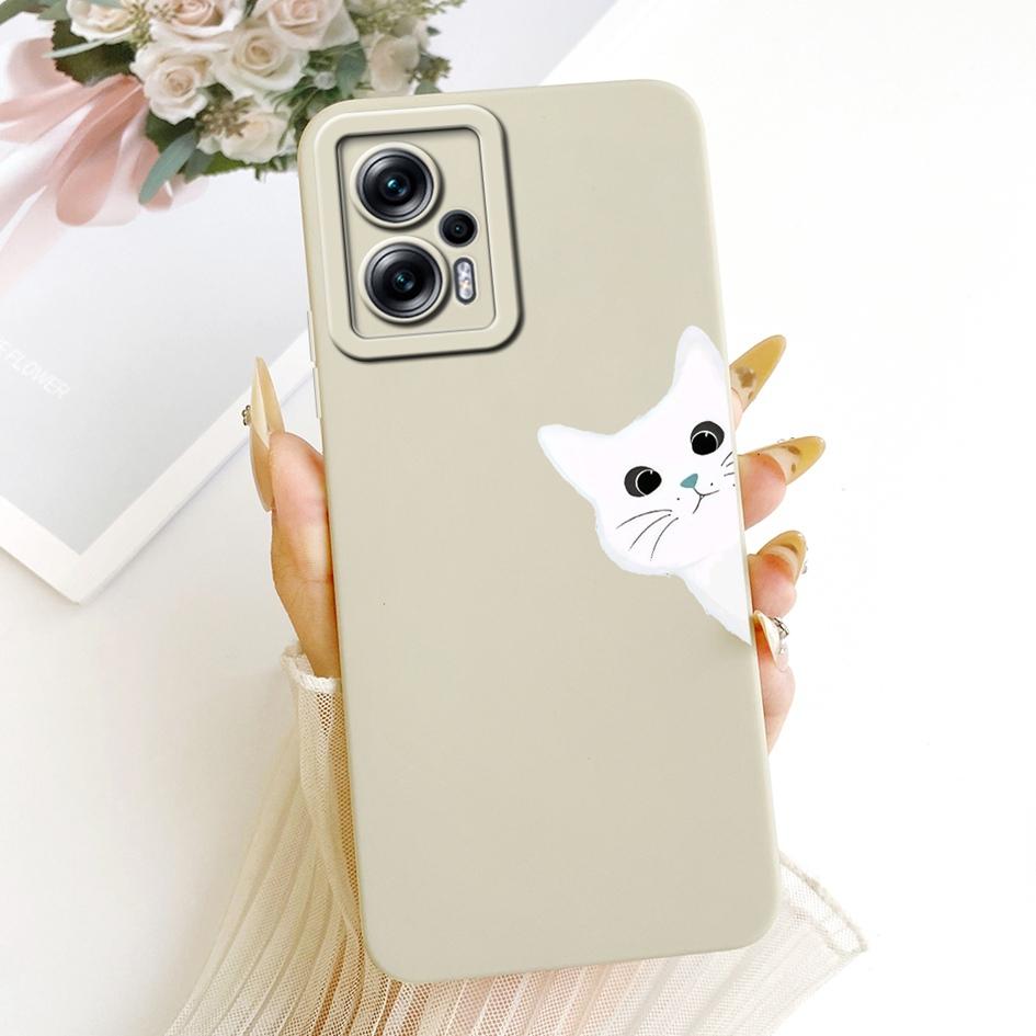 For Xiaomi Redmi Note 11T Pro 5G Case Note 11T Pro+ K50i Cover Luxury Painted Soft Silicon Phone Case For Xiaomi Poco X4 GT Capa