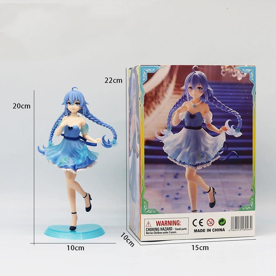 20cm/25cm The Magician Roxy Migurdia Action Figure Mushoku Tensei Jobless Reincarnation Anime PVC flower Articulated Poseable Detailed Movable Scale