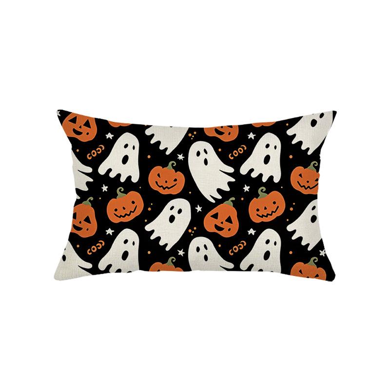 Halloween Printed Pillow Polyester Printed Home Living Room Sofa Decoration Cushion Cover Bedroom Cushion Cover