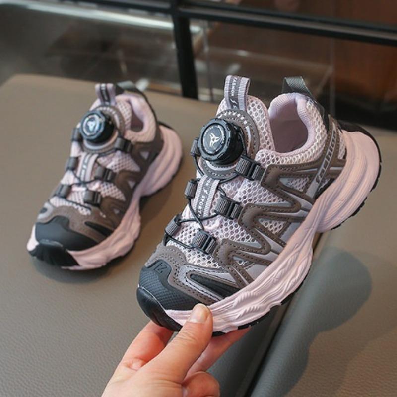 Summer Kids Sneakers Breathable Mesh White Shoes Boys Running Dad Shoes