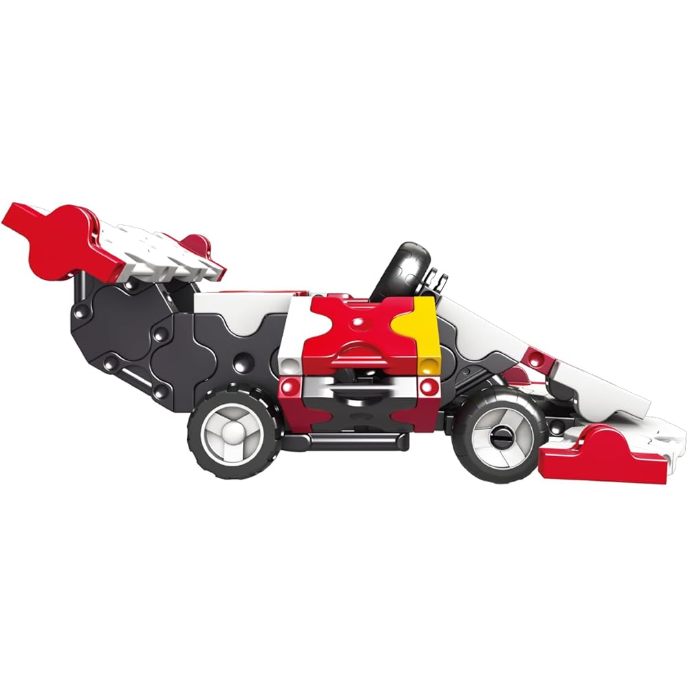 Yoshiritsu LaQ Hamacron Constructor Flame Red Building Set 300 Pieces