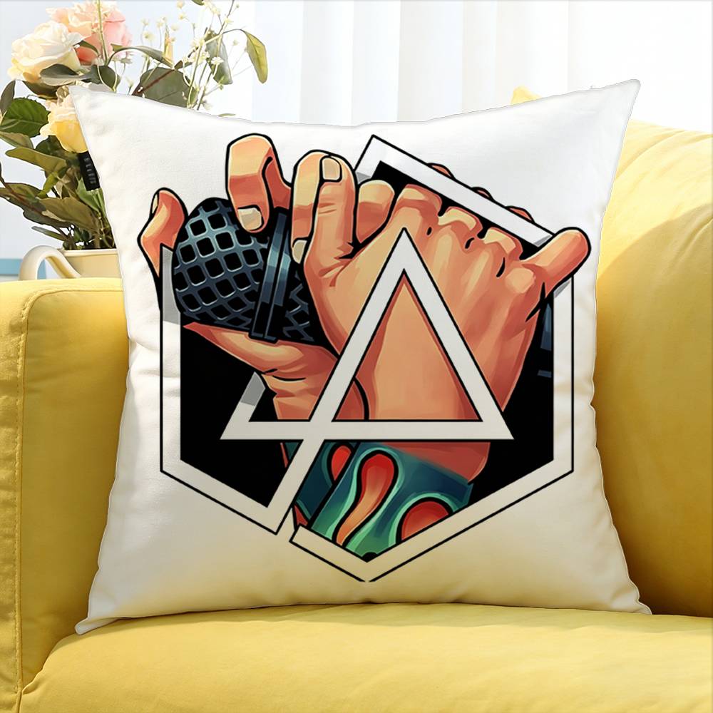L-Linkin-S-Parks Cartoon Various Sizes Square Pillow Case For Car Home Bedchamber Decor