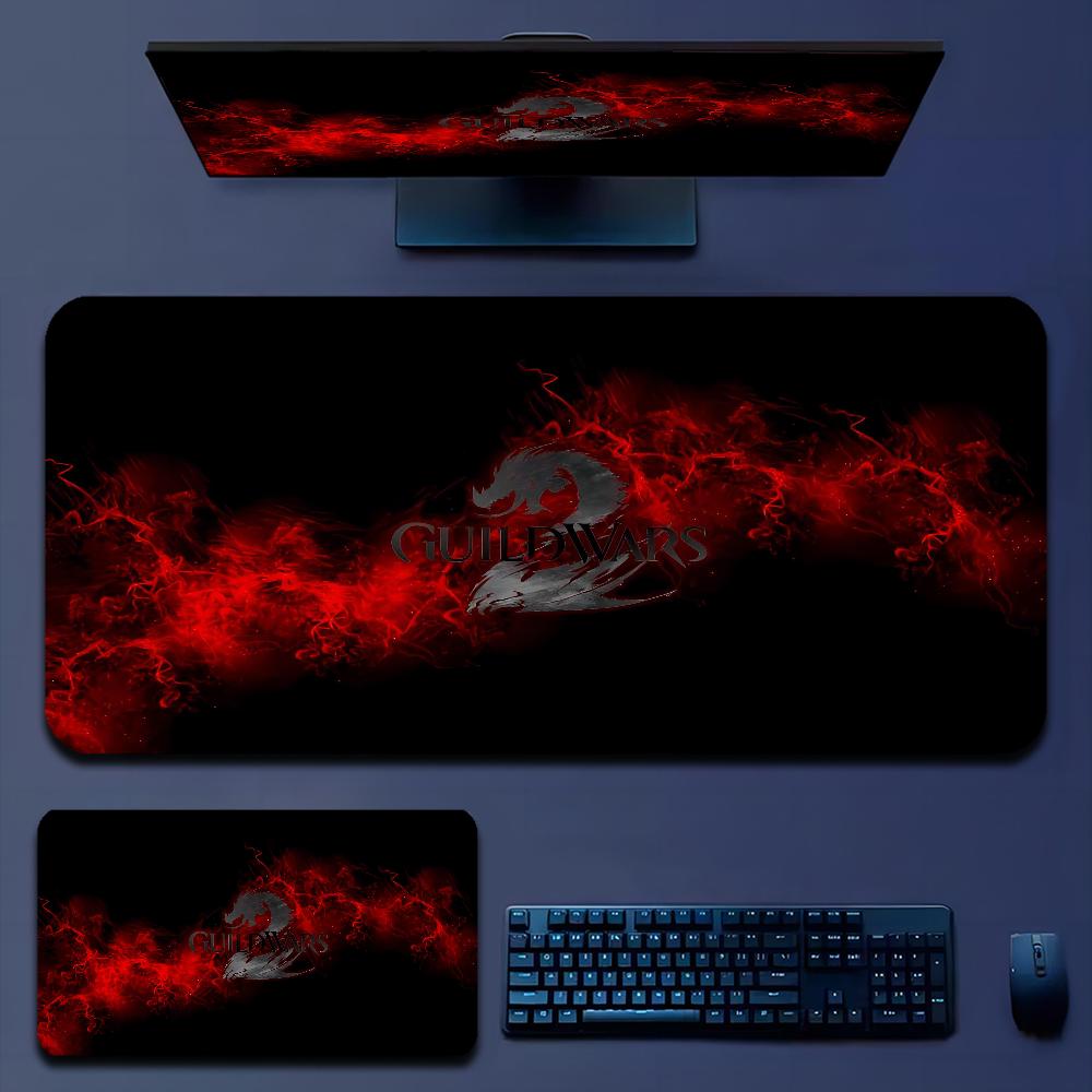 

Guild Wars Trilogy Washable girl pad Keyboards Mat Rubber Gaming mousepad Desk Mat Size for large Edge Locking Game Keyboard Pad Square 10x10cm