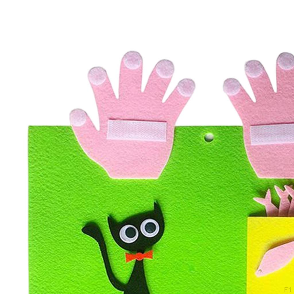 Educational Math Toy Digital Teaching Toys Materials DIY Early Education Non Woven Fabric