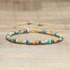 Rainbow Imperial Jasper Square Bead Bracelet – Hematite Accent Adjustable Boho Jewelry, Joy Energy Gift for Men & Women
