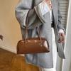 New High-end Underarm Bag Vintage Style Women's Shoulder Bag PU Commuter Tote Bag Fashion Solid Color Handbag