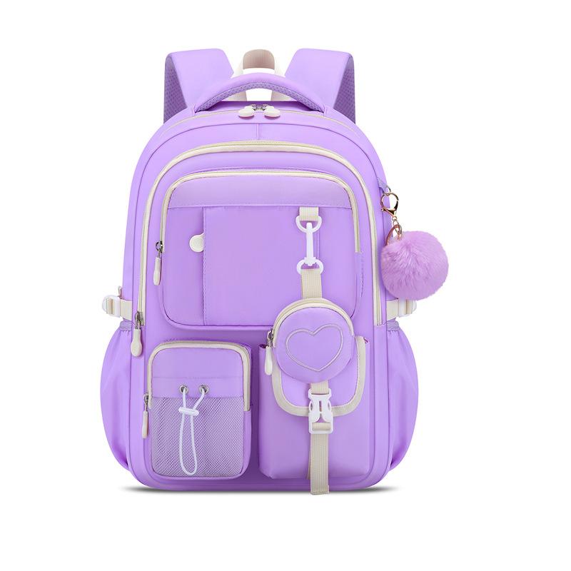 3 Stuks Kawaii Dashond Rugzak met Handtas & Etui All-Match Schooltas Charmante Strik Rugzak Openlucht Rugzak