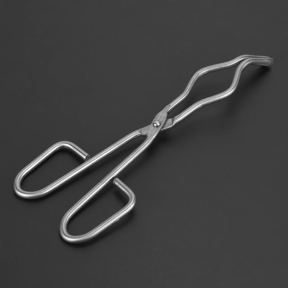 Anti Slip Grip Crucible Holder Sturdy Metal Beaker Tongs Crucible Tongs Lab Sample Handling