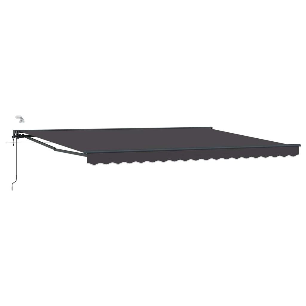 Electric Retractable Awning Anthracite 4 X 2 M