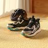 Anta Kids Trendy Versatile Non-Slip Durable Low-Top Running Shoes Kids sneaker Black Silver A22449937-2
