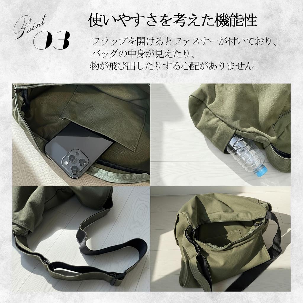 Crossmarberry Canvas Tote A4 Large Zipper Perfect for and Stylish and Cute Black Canvas Shoulder Bag with Zipper Korean Women's Bag, Large,