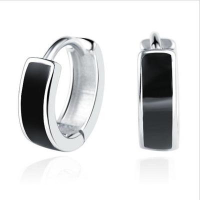 Boucles d'oreilles créoles pour hommes et femmes, bijoux tendance en argent sterling 925, accessoires pour hommes, breloques, cadeau pour dames