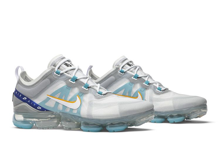 Nike Air VaporMax 2019 White University Gold Wolf Grey