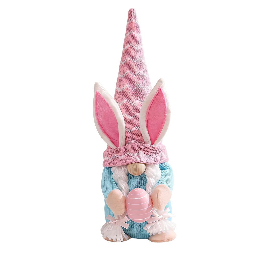 1pc Faceless Gnome Rabbit Dolls Handmade Bunny Carrot Dwarf Plush Doll Spring Easter Bunny Gnome Decoration Kids Easter Gifts
