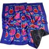 New Korean fashion versatile high-end imitation silk printing silk scarf small square scarf women's scarf customization