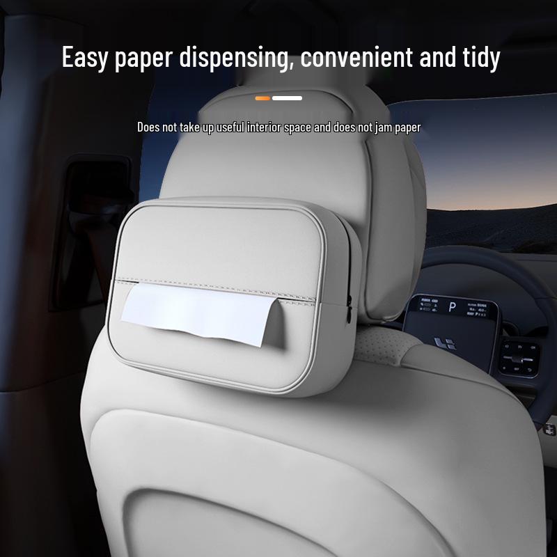 Tesla Model Y/3/S/X Car Seat Hanging Tissue Dispenser