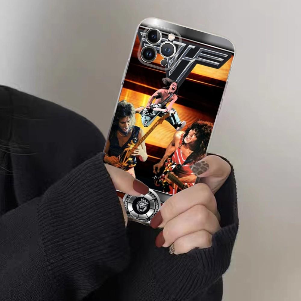 

Чехол для телефона E-Eddie V-Van-Halen Music Guitar для iPhone 16 15 8 7 6 6S Plus X SE XR XS 14 11 12 13 Mini Pro Max iPhone 12 pro