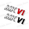 3D Metal MKIV MKV MKVI Logo Car Fender Emblem Rear Tail Trunk Badge Sticker For Volkswagen Golf MK4 MK5 MK6 MK7 Jett Passat
