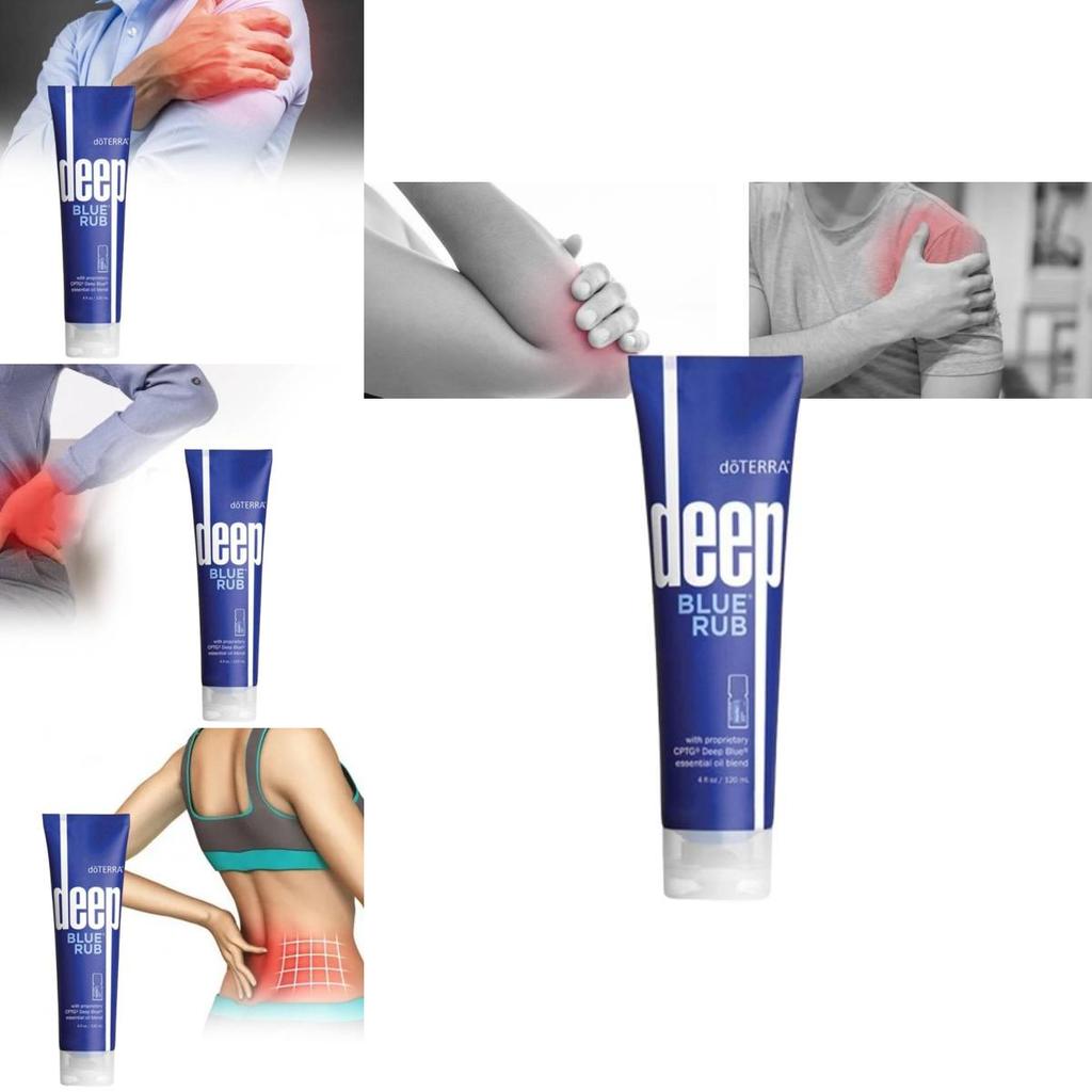 Soothing Deep Blue Rub Cream 120ml By For Effective Muscle Pain Relief