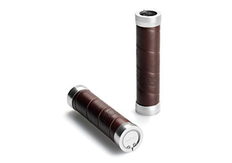 Brooks Slender Leather Grips Brown 130mm - - - [item]