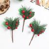 3/5Pcs Christmas Decoration Artificial Berry Bouquet Pine for Home Decor Crafts Garland Navidad New Year 2026 Garland Accessory