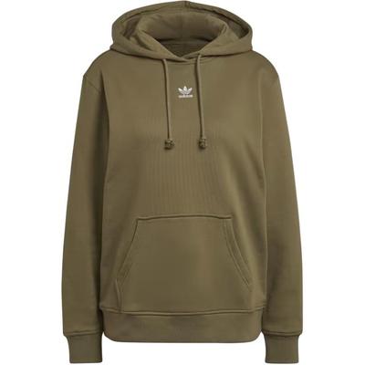 Originals Solid Color Logo Print Pullover Crew Neck Long Sleeve Retro Sports Sweatshirt Women Sweatshirt Green H06621