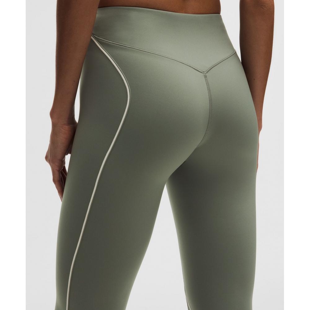 Lululemon Ultralu Contour Seam High Rise Tight Willow Leaf
