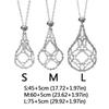 Stainless Steel Crystal Net Necklace Unisex Stone Collecting Holder Interchangeable Crystal Cage Adjustable Chain Anti-Tarnish