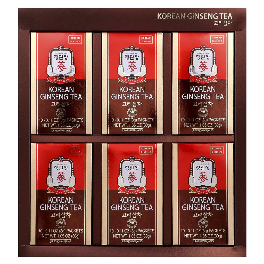 JungKwanJang, Korean Ginseng Tea, 60 Packets, 3g (0.11oz) Each
