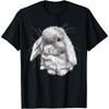 Lop Eared Bunny Rabbit Sketch Mens Womens Childrens T Shirt