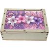 Diamond Painting Storage Box Wooden Box DIY 5D Diamond Painting Jewelry Box Diamond Painting Container Box for Women