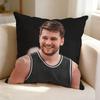 Basketball star LLuka Doncic  Square DoubleSided printed Pillow Case Bedroom Bedside Pillow Sofa Cushion Cover
