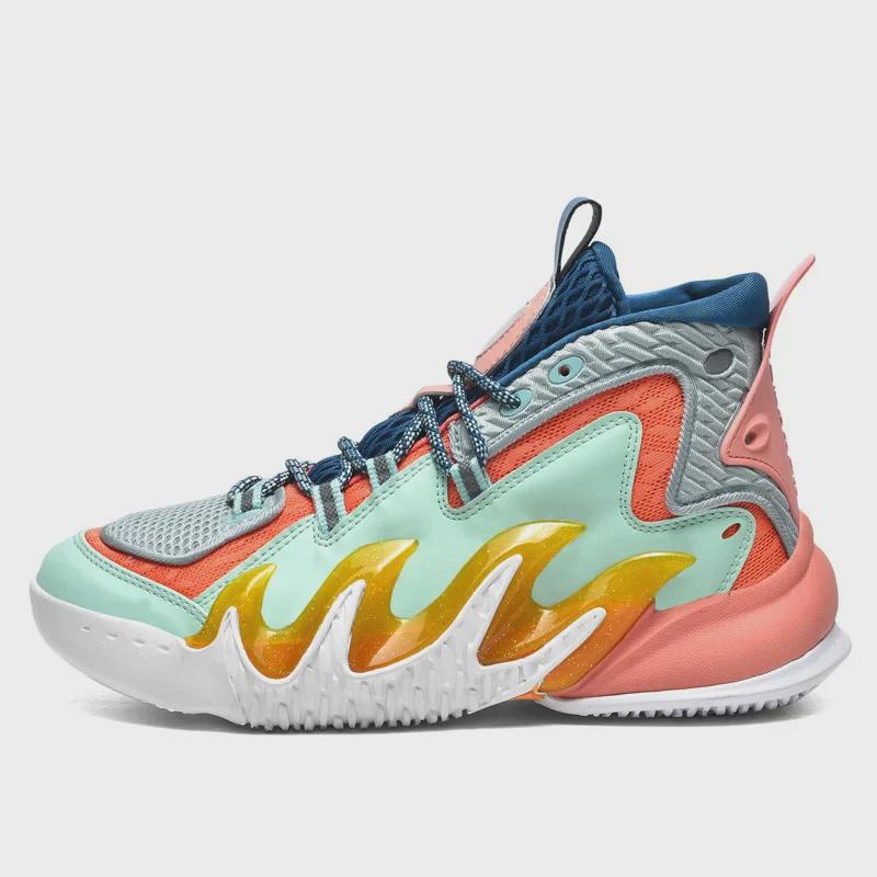 Pantofi de Baschet Trendy pentru Bărbați, cu Top Înalt, de Toamnă - Mărimi Mari, Talpă Groasă, Design Casual și Sportiv