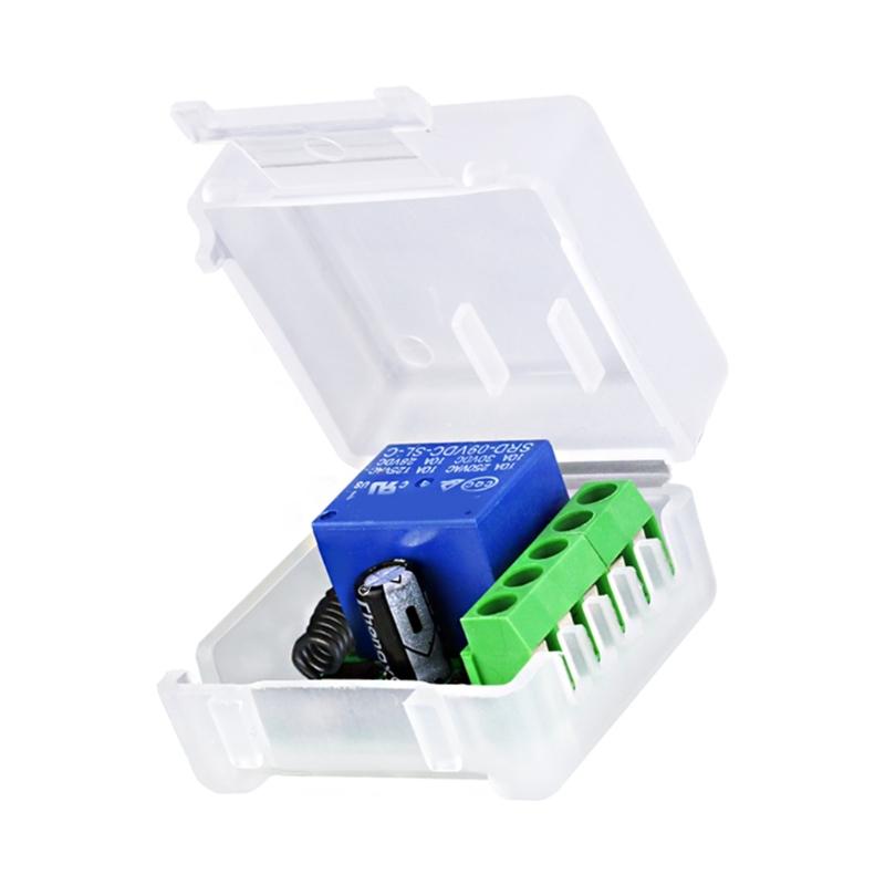 433Mhz DC12V 10A Single Channel Relays Module Receiver Wireless Remote Control Switches for Pump Security System