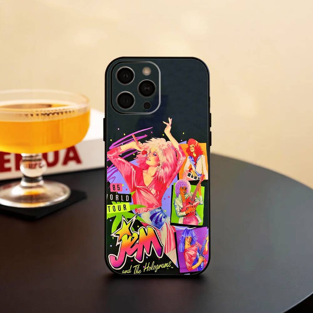 Jem A-And M-Musical fantasy The Holograms    Phone Case Silicone Soft For IPhone 17 16 15 14 13 12 11 X XR Plus Pro Max Plus